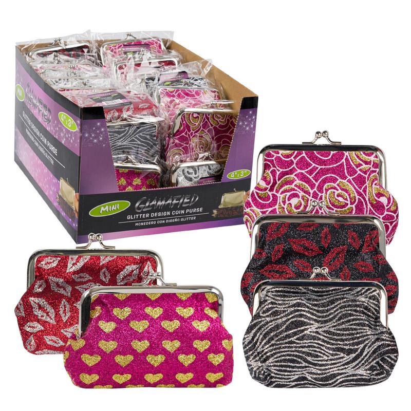Coin Purse- 4"- 6 Assorted Colors image