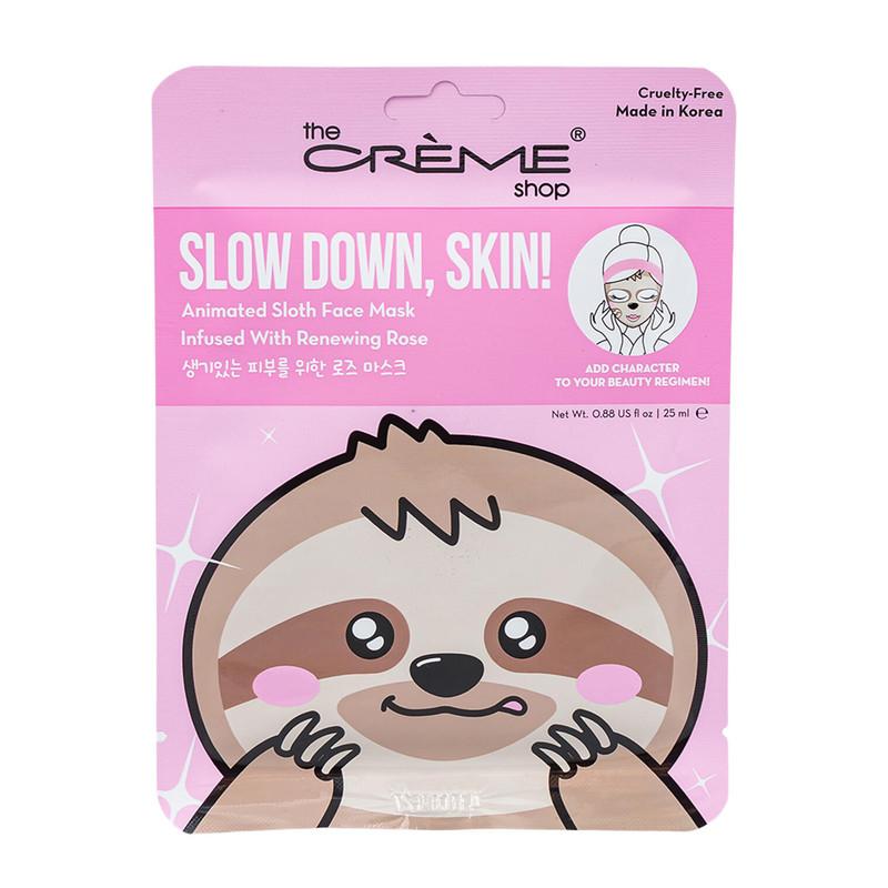 The Crème Shop Slow Down, Skin! Animated Sloth Face Mask, 25ml image