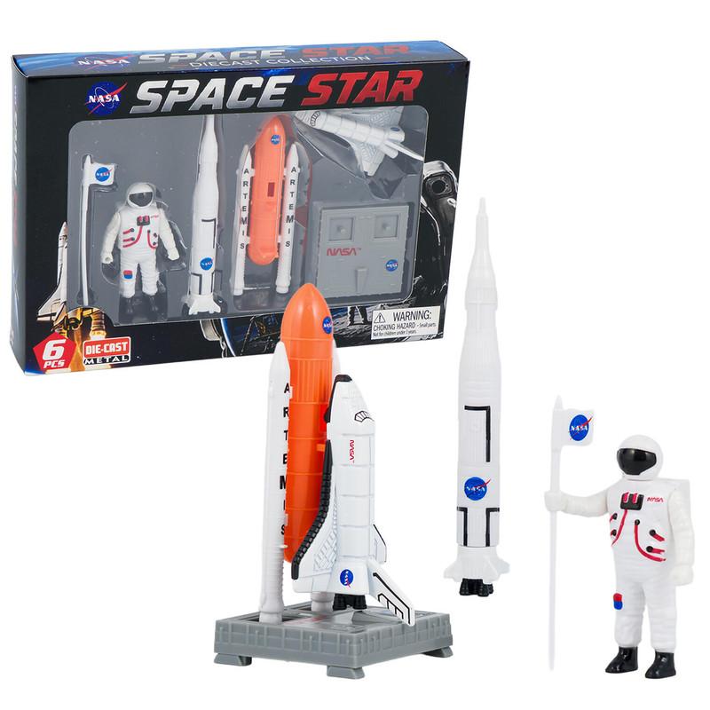 PLAYSET,NASA6pcSPACE DIECAST image