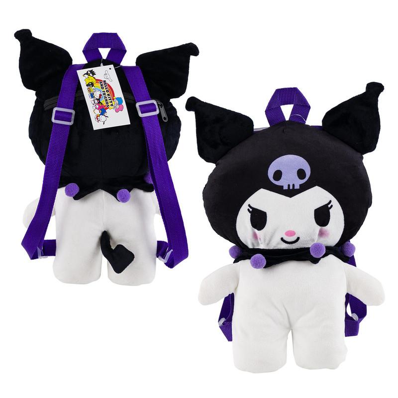 Sanrio Hello Kitty and Friends Plush Backpack, Kuromi image
