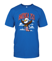 America 250 Cute Eagle Adult T-Shirt
