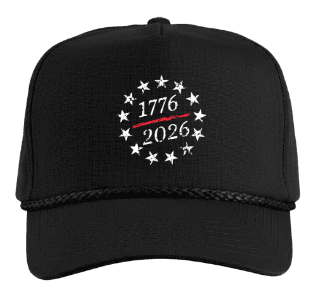 America 250 13 Stars 1776-2026 Black Cap