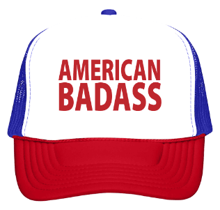 American Badass 3-Tone Mesh Back Cap image