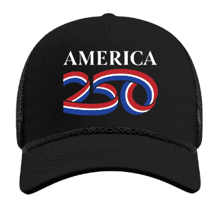 America 250 Official Ribbon Black Cap image