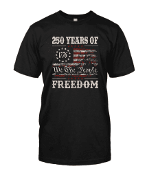 250 Years of Freedom Washington Flag T-Shirt