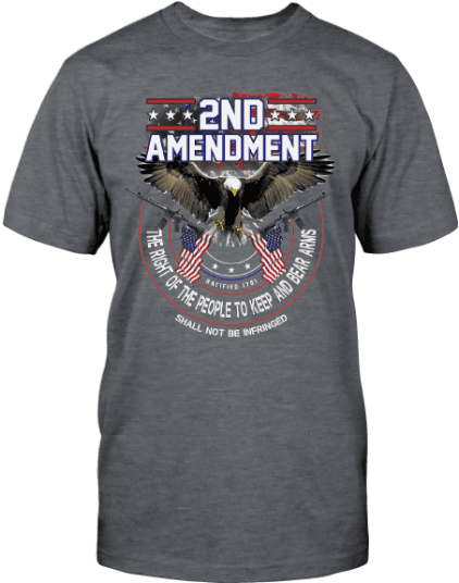 2nd Amendment Front Eagle T-Shirt image