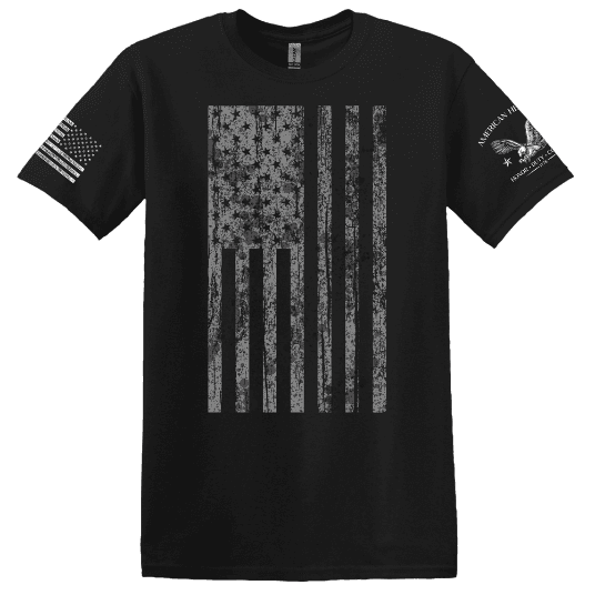 American Heritage Grunge Flag T-Shirt image