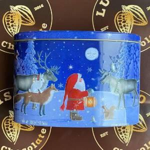 Gardiners Of Scotland Christmas Santa Snow Tin Of Vanilla Fudge g