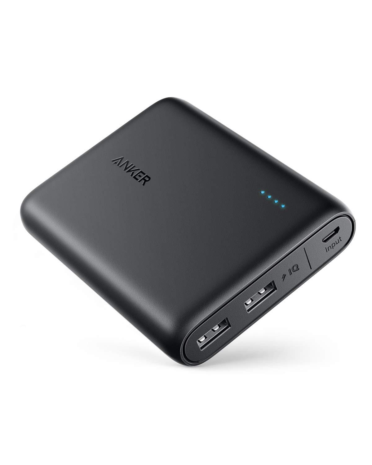 Anker PowerCore 13000, Compact 13000mAh 2-Port Ultra-Portable Phone Charger Power Bank with PowerIQ and VoltageBoost Technology