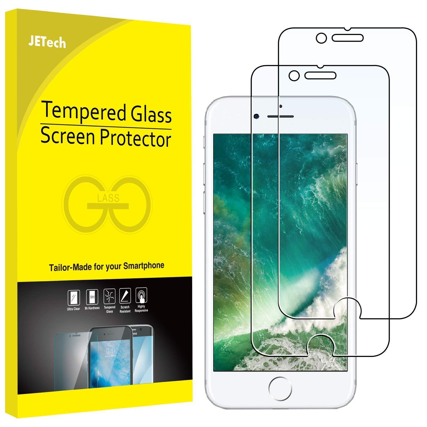 JETech Tempered Glass Film Screen Protector for Apple iPhone 8 and iPhone 7 image