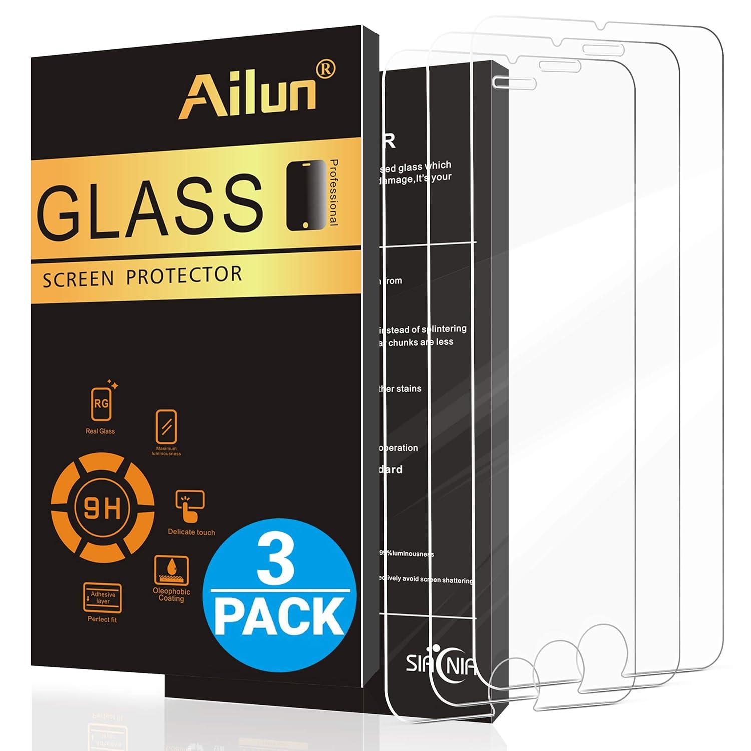 Ailun Tempered Glass Screen Protector Phone 8 Plus 7 Plus