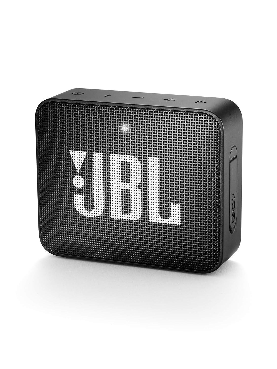 JBL GO 2 Portable Bluetooth Waterproof Speaker, Black image