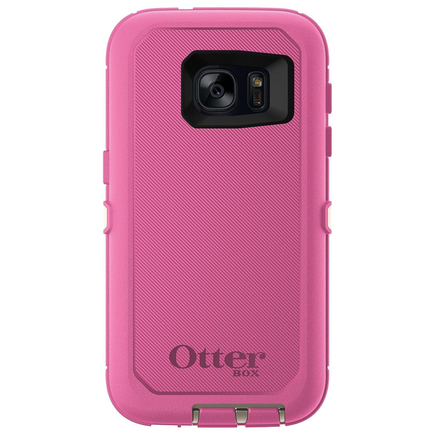 OtterBox DEFENDER SERIES Case for Samsung Galaxy S7 (SAND/HIBISCUS PINK) image