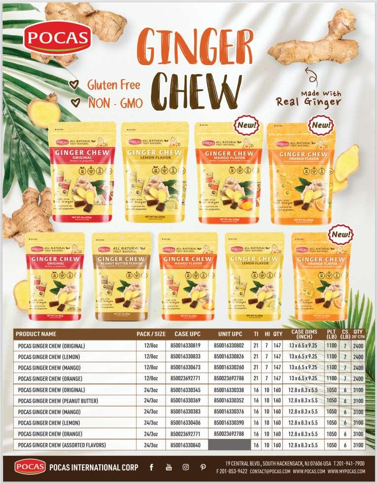 POCAS Ginger Chew image