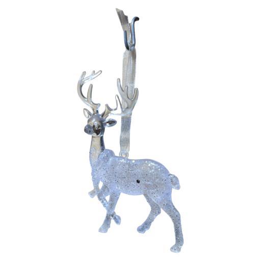 Reindeer Ornament ClearGold image