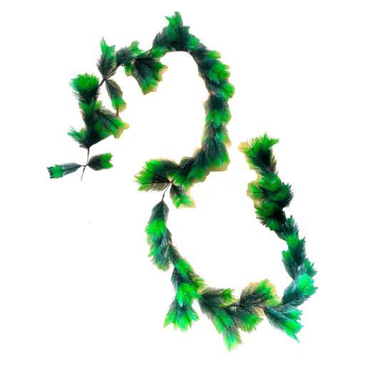 Pine Artificial Christmas Garland 8.8Ft With 95 Branch Tips Green image