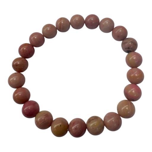 Pink Rhodonite Bracelet Activate Heart Chakra Performs Deep Healing Control Emotions And Fills Life  image