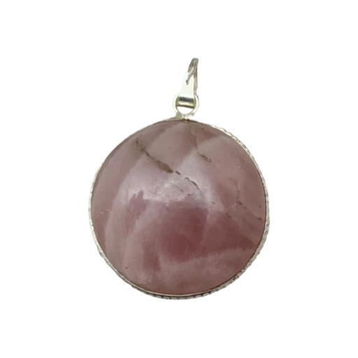 Rose QuartzRound Pendant image