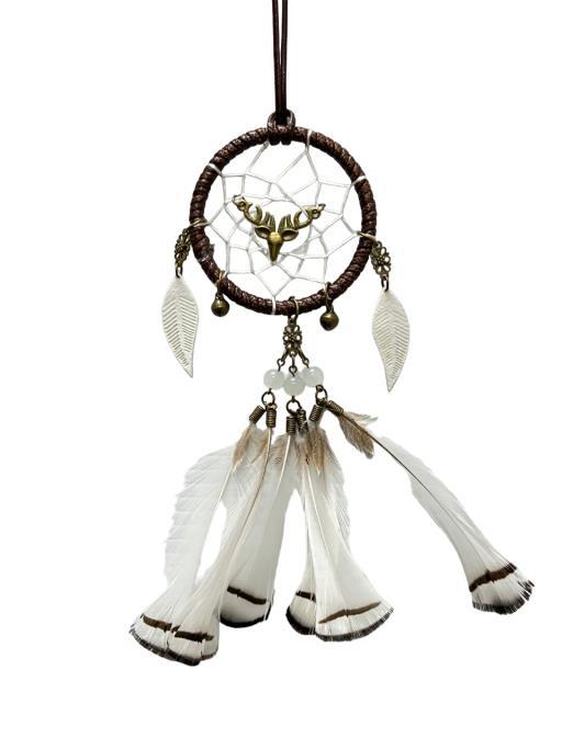 Circular Dream Catcher With Little Moose image