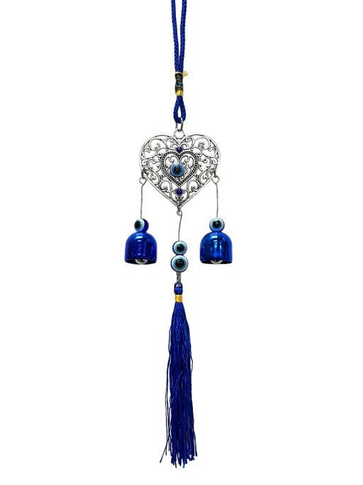 Evil Eye With Heart Wind Chime image