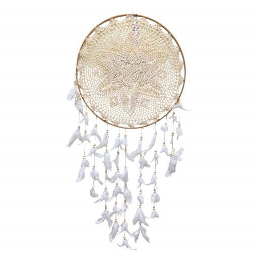 Circular Dream Catcher Pointed Flower image