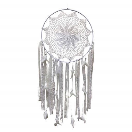 Circular Dream Catcher Eight Petal Flower image