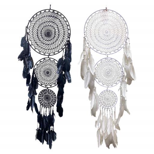 Circular Dream Catcher Multi Circle Three Circles Asst. 2 image