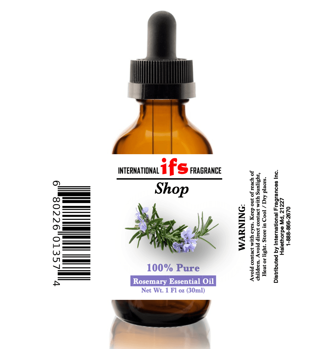 Rosemary Essential Oil 1 oz image
