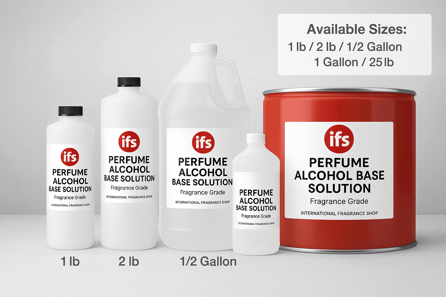 Perfume Alcohol Base Solution – Fragrance Grade 16 oz image
