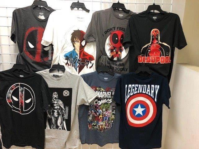 Marvel men tees