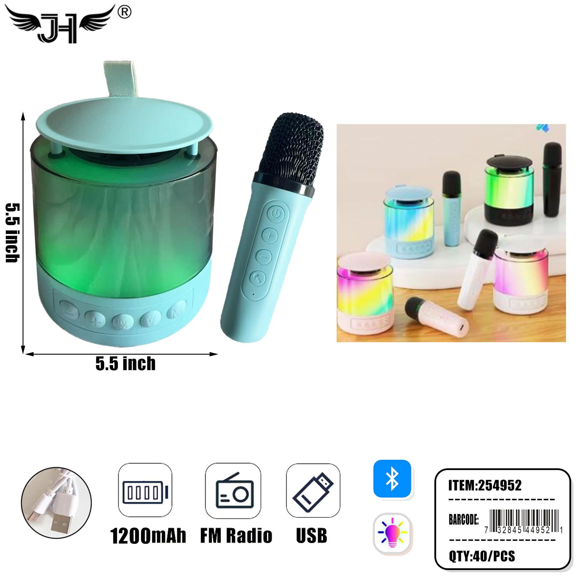 SPEAKER - BLUE TOOTH MIX COLOR LIGHT UP 40PC/CS (254952) image