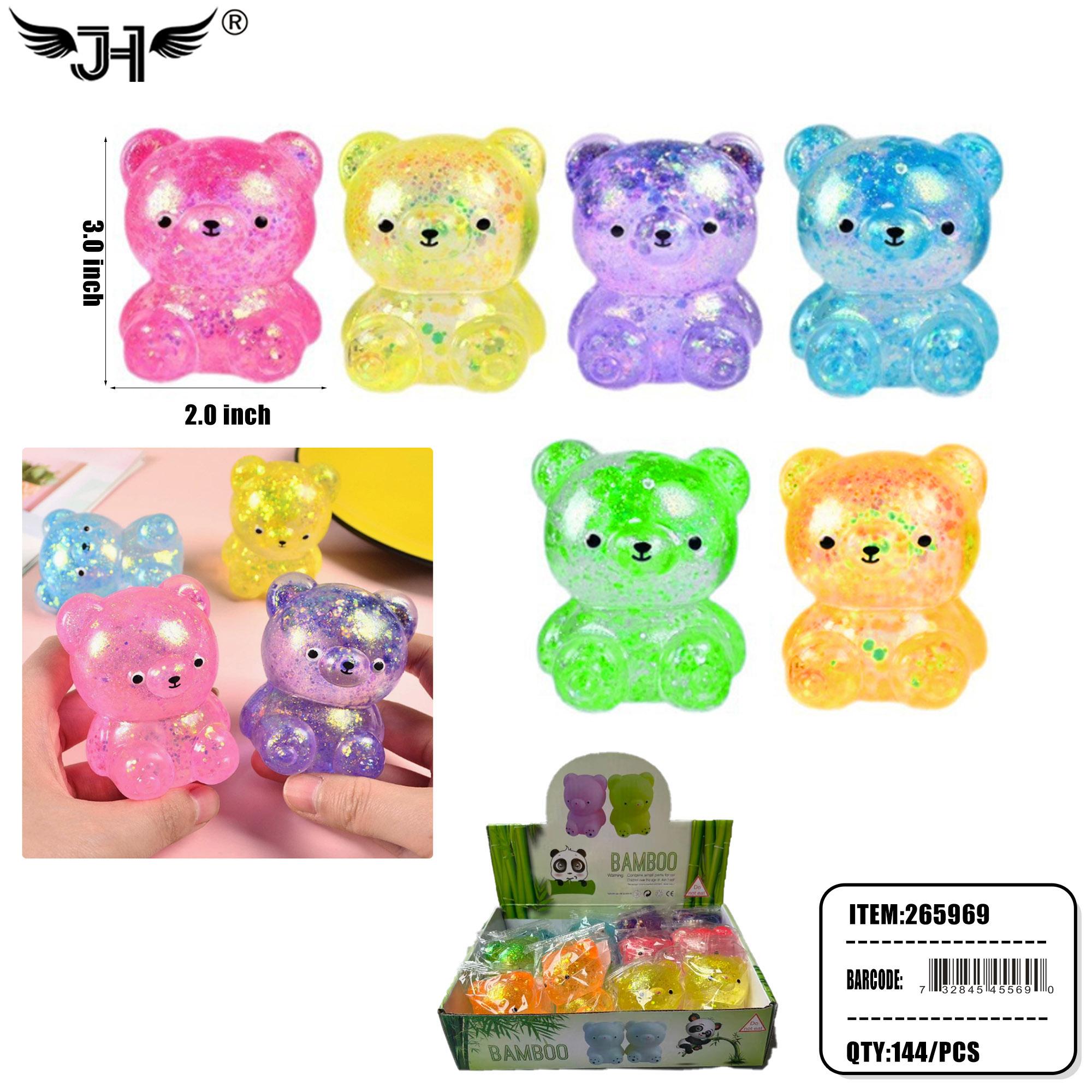 SQUISHY - BEAR 6 COLOR MIX 12DZ/CS image