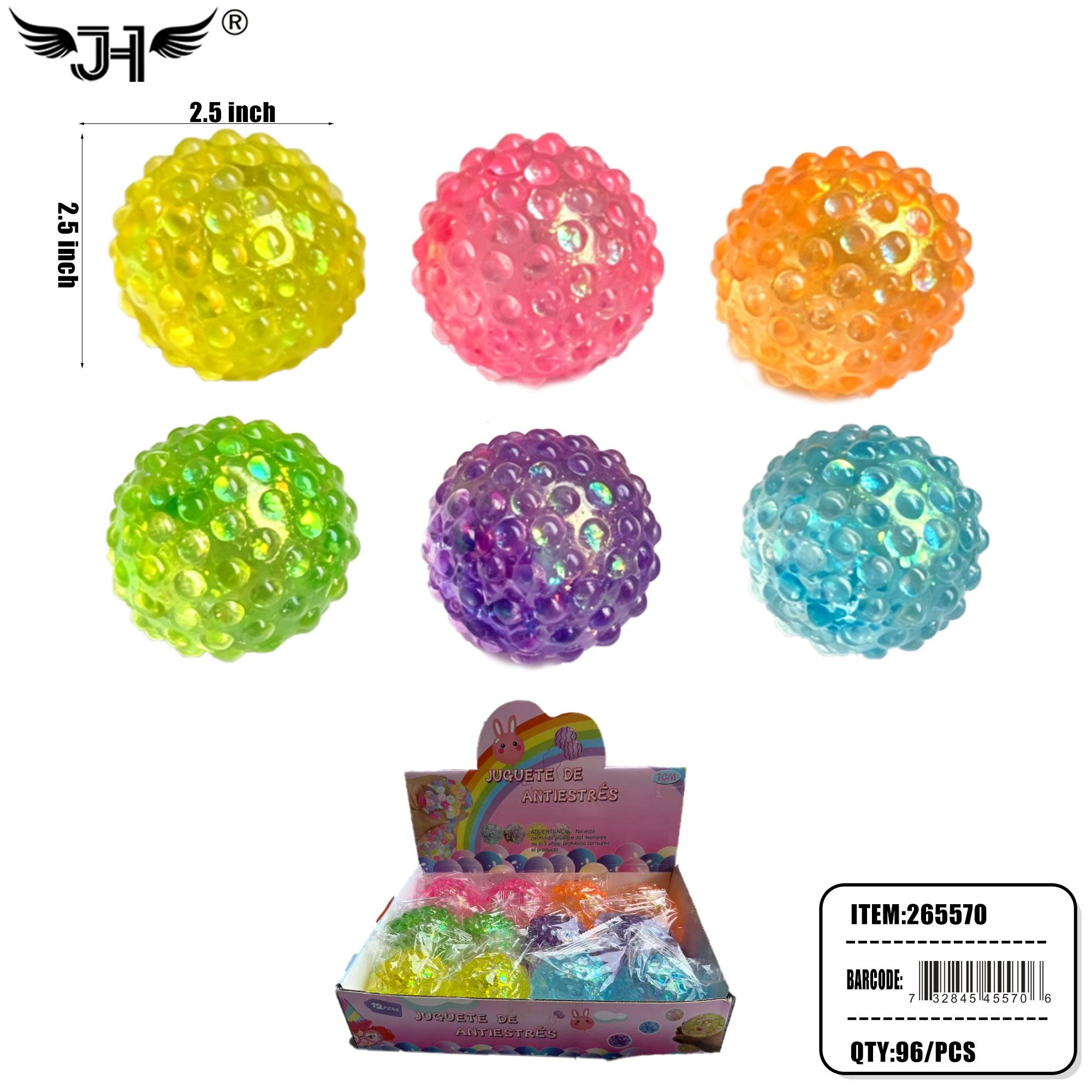 SQUISHY - BALL 6 COLOR MIX 12DZ/CS image