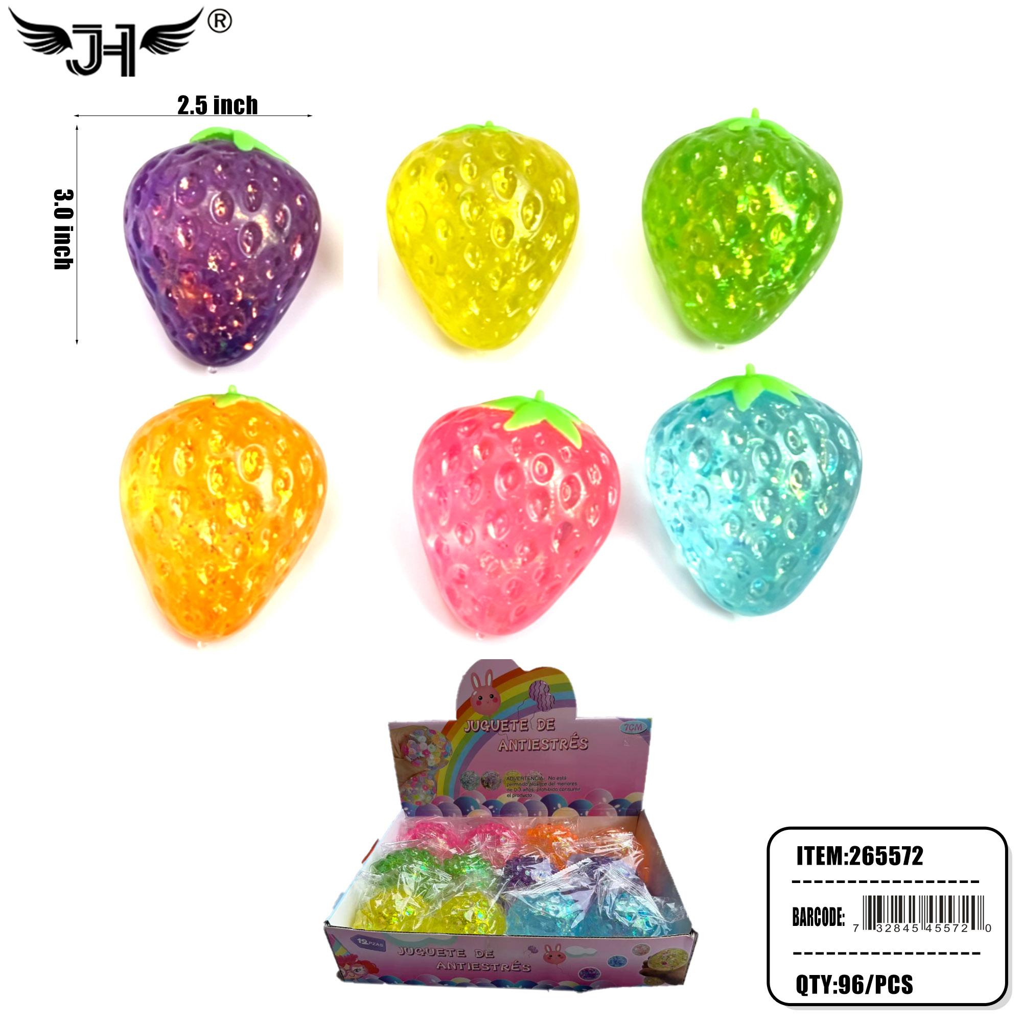 SQUISHY - STRAWBERRY 6 COLOR MIX 12DZ/CS image