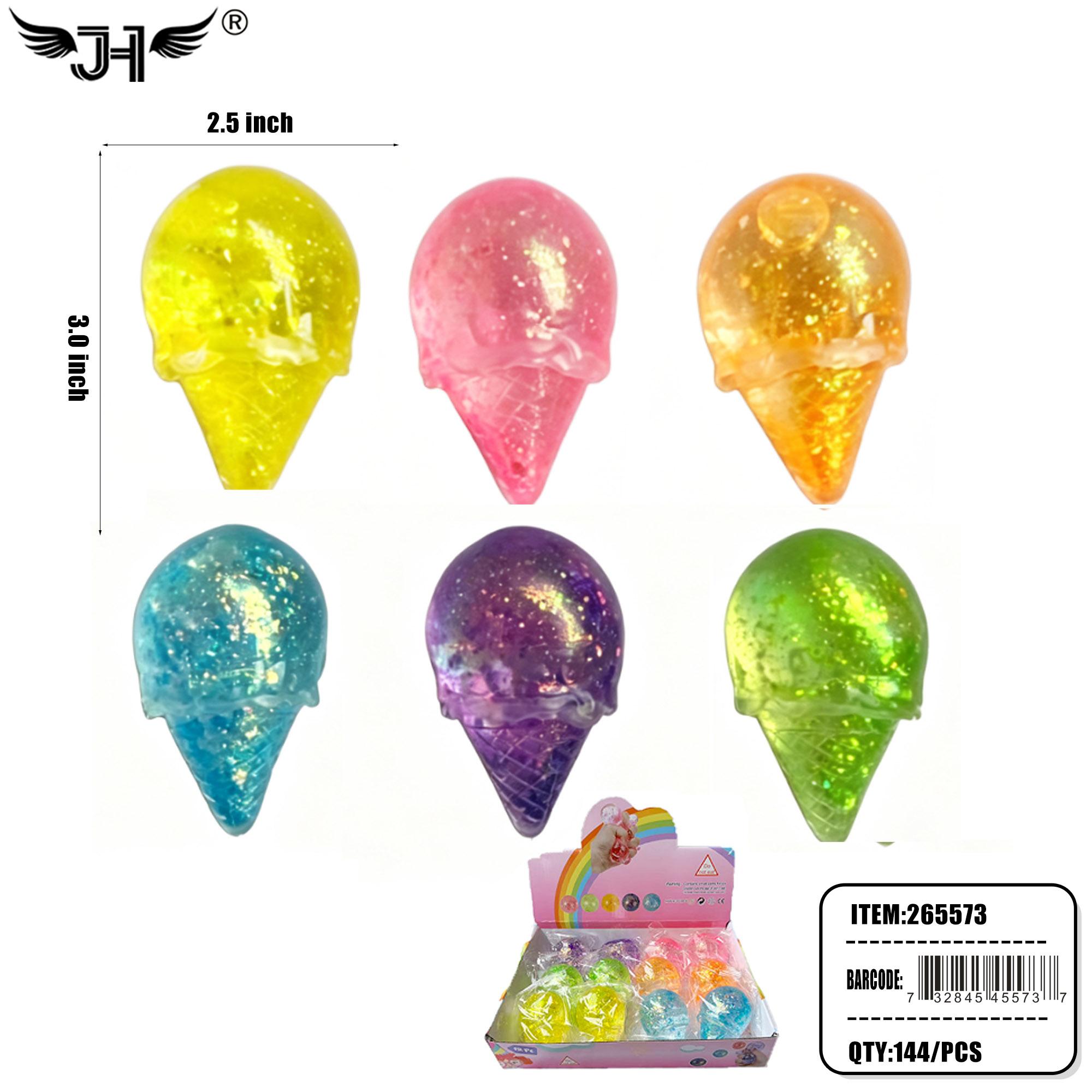 SQUISHY - ICE CREAM 6 COLOR MIX 12DZ/CS image