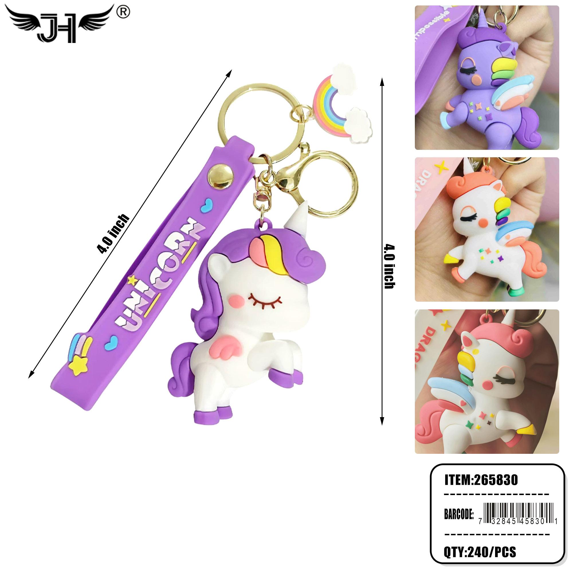 KEYCHAIN - UNICORN 4 COLOR MIX 20DZ/CS image