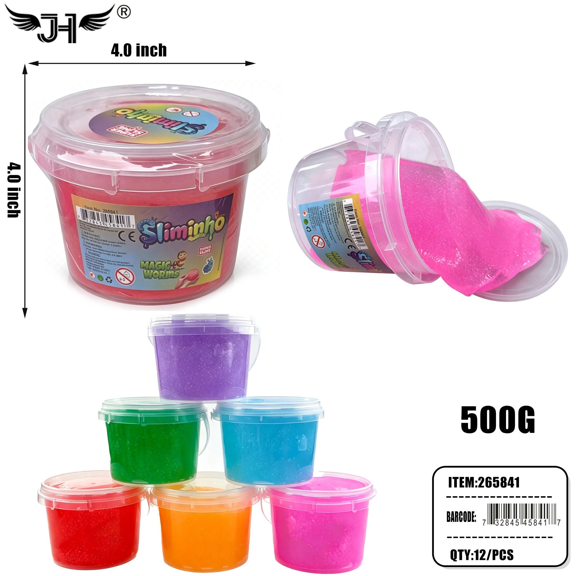 SLIME - 500G CRYSTAL 6 COLOR MIX 12PC/CS image
