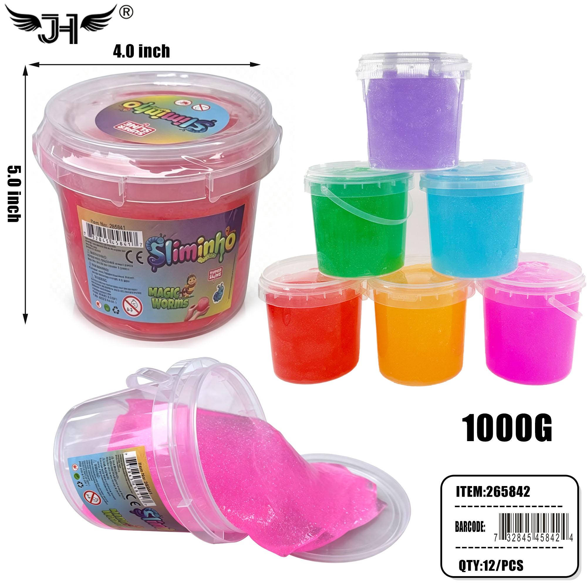 SLIME - 1000G CRYSTAL 6 COLOR MIX 6PC/CS image