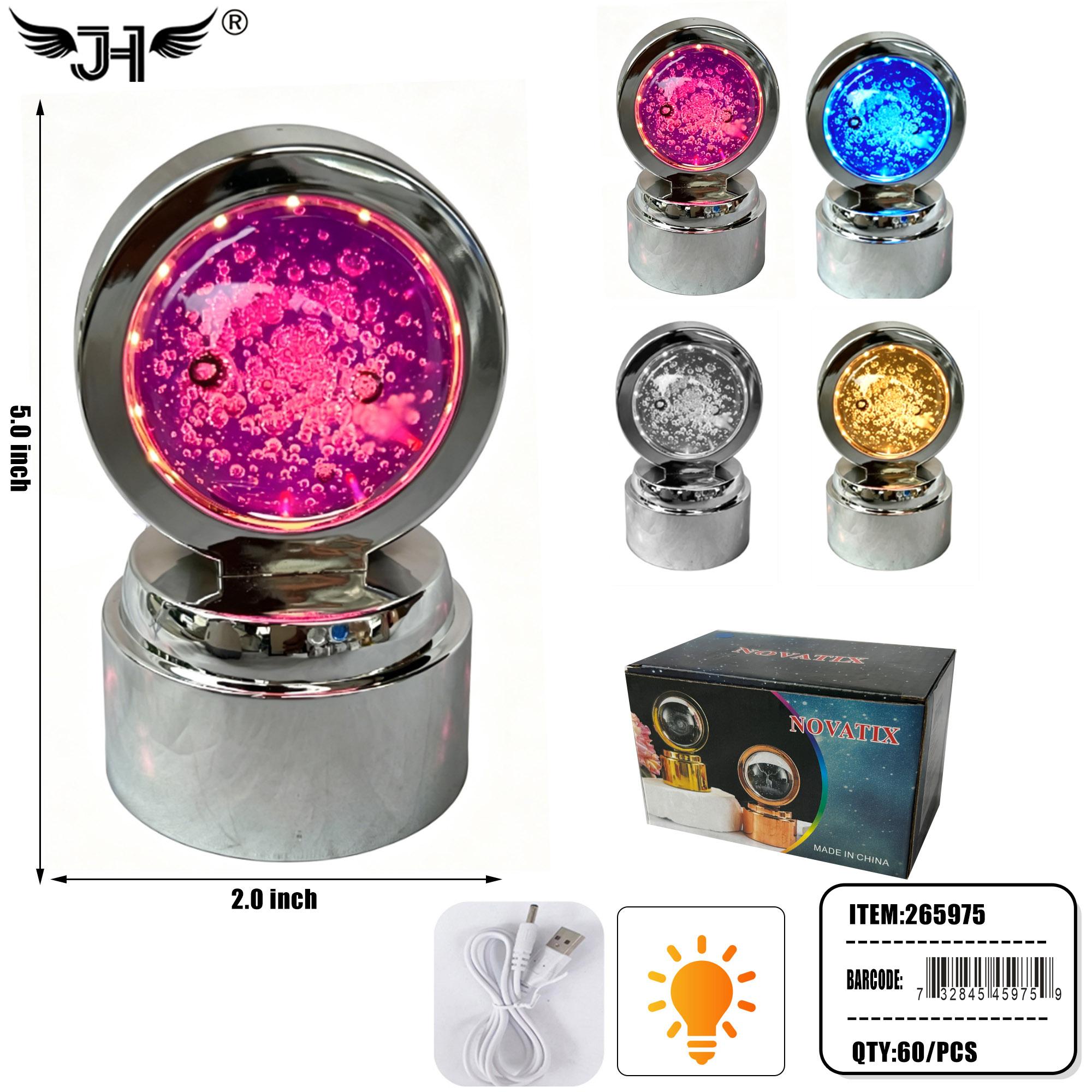 CRYSTAL GLOBE - 5" MIX 4 COLOR 60PC/CS image