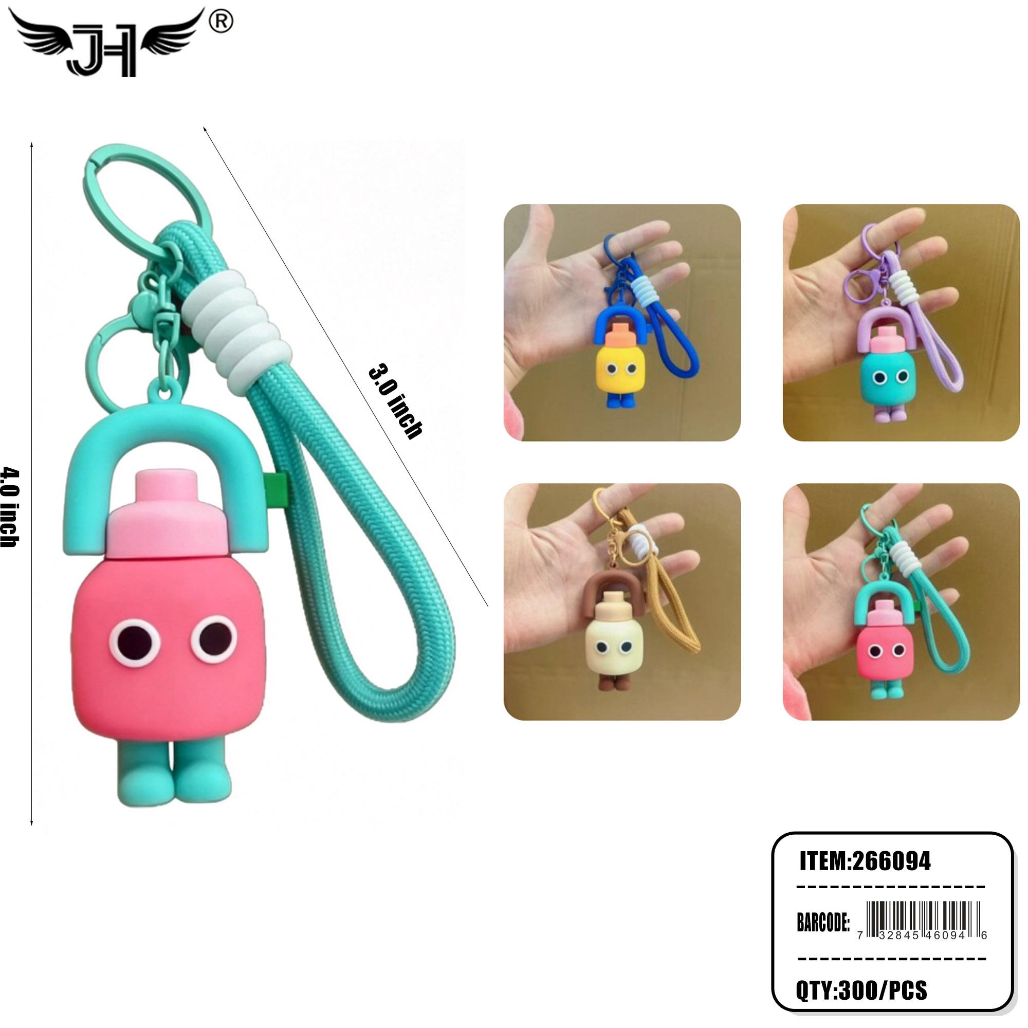 KEYCHAIN - CARTOON FIGURE 4 COLOR MIX 25DZ/CS image