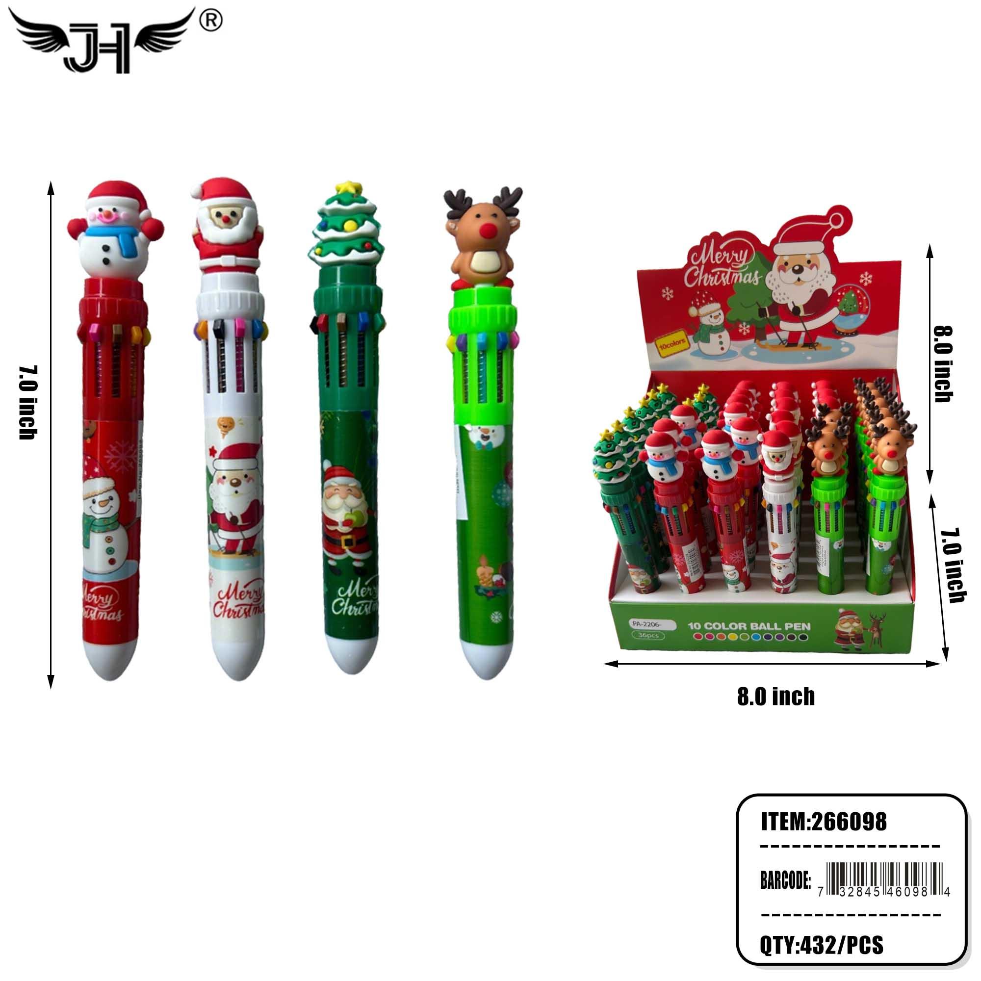 PEN- CHRISTMAS  4 STYLE MIX (36PC) 12BX/CS image