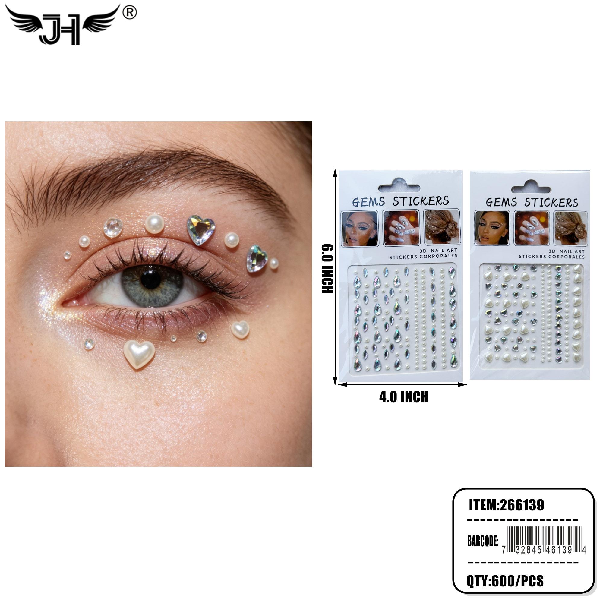 FACE STICKER - MIX COLOR STICKERS 50DZ/CS (266139) image