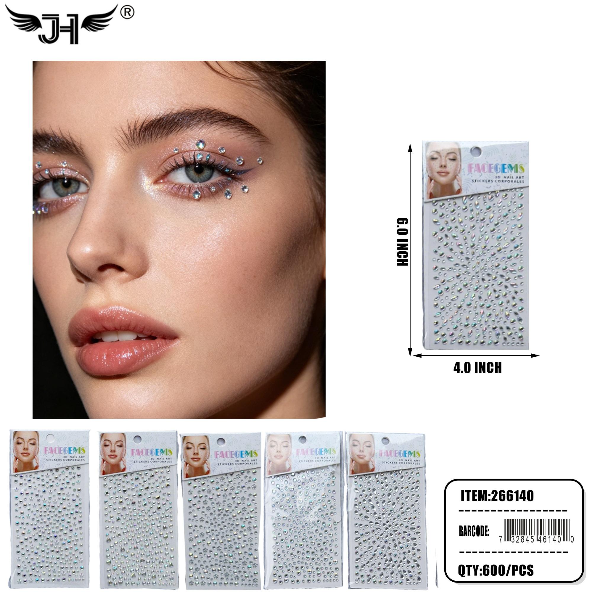FACE STICKER - MIX COLOR STICKERS 50DZ/CS image