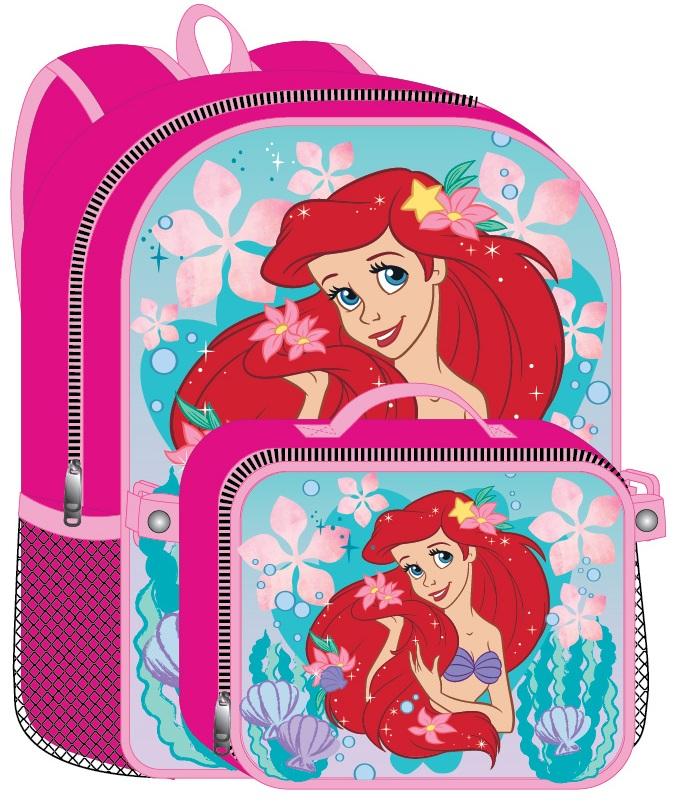 BACKPACK W/ LUNCH BOX - 16" MERMAID 24PC/CS image