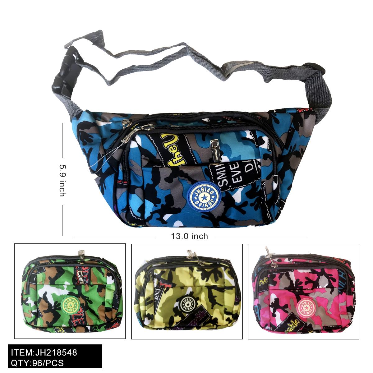 6"X13" WAIST BAG 4 COLOR MIX 12PC/8DZ/96PC/CS image