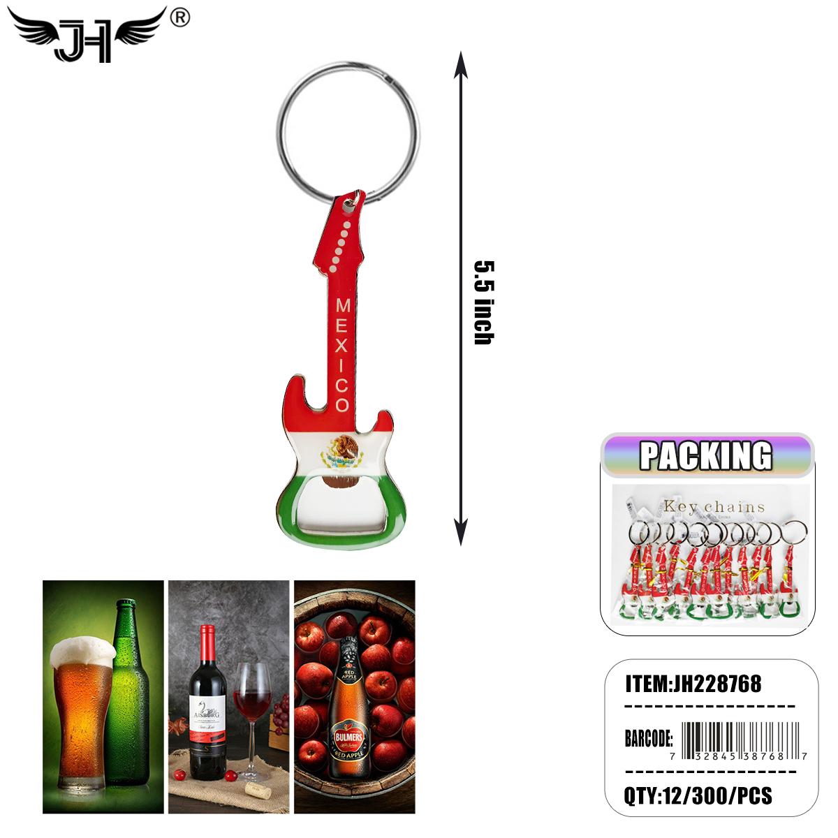 KEYCHAIN - #1 BOTTLE OPENER MEXICO 25DZ/CS image