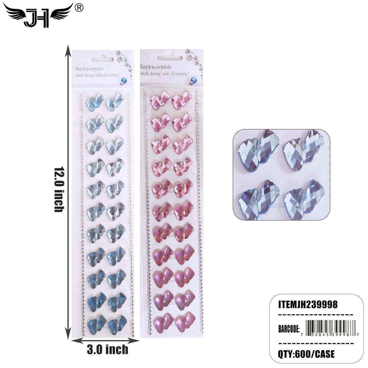 NAIL STICKER - MIX COLOR PRINT RHINESTONE STICKERS 50DZ/CS image