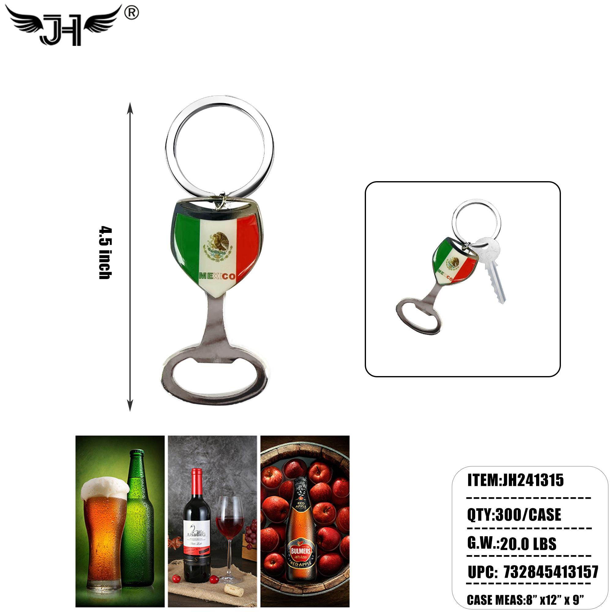 COUNTRY KEYCHAIN - #16 MEXICO BOTTLE OPENER 25DZ/CS image