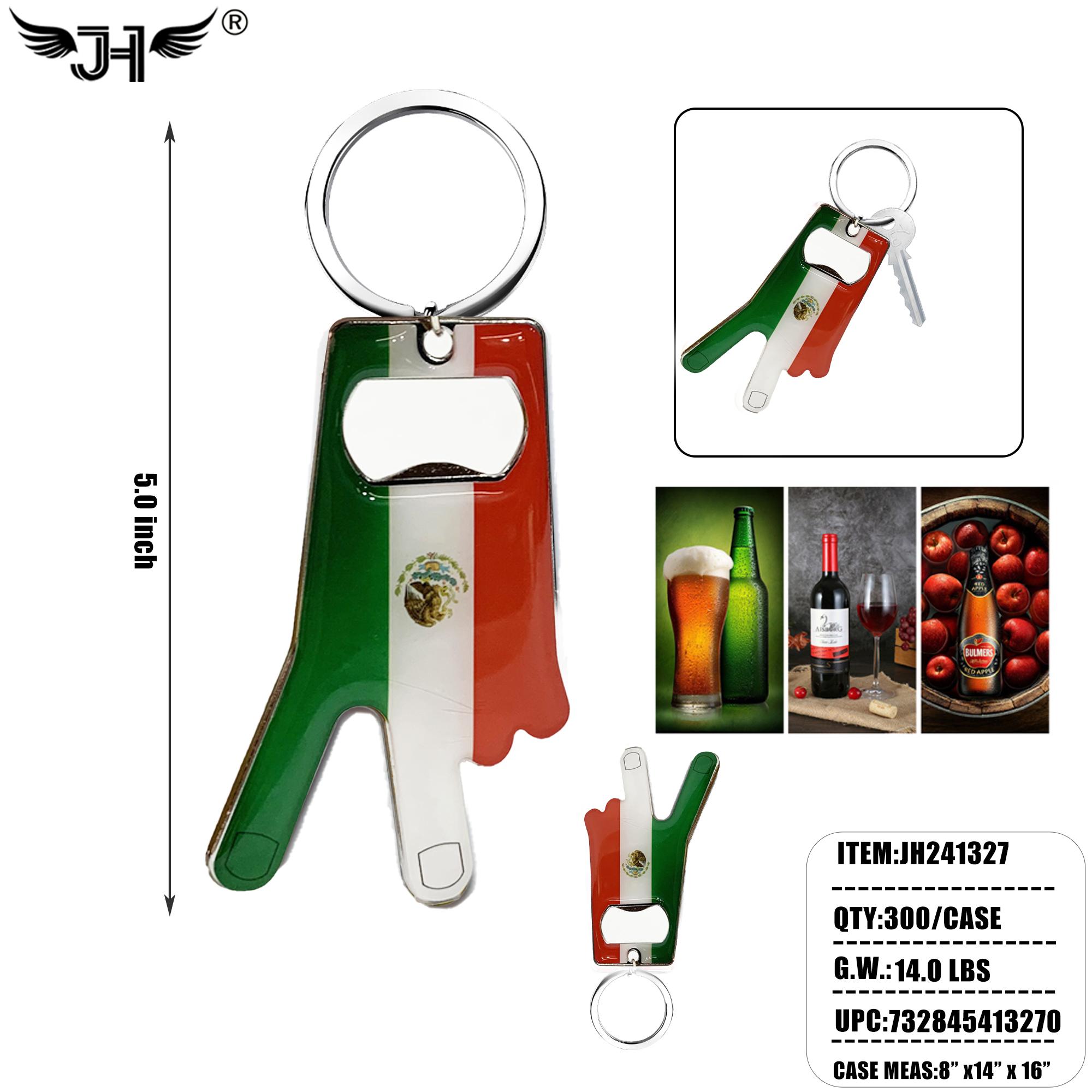 COUNTRY KEYCHAIN - #21 MEXICO BOTTLE OPENER 25DZ/CS image