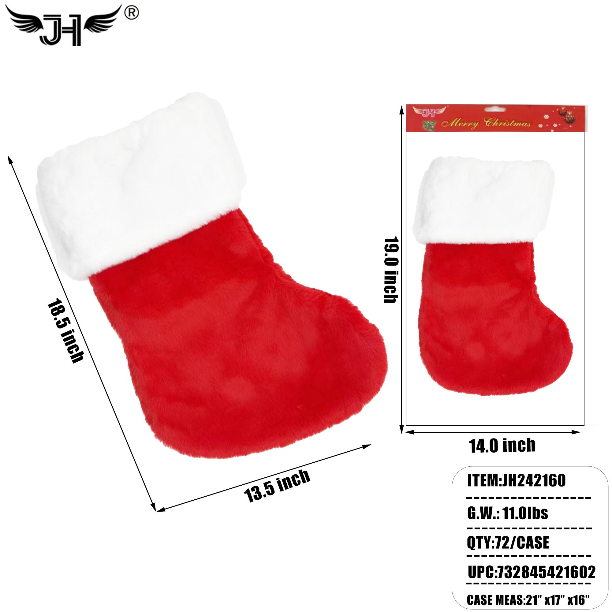 CHRISTMAS - STOCKING RED COLOR 6DZ/CS image